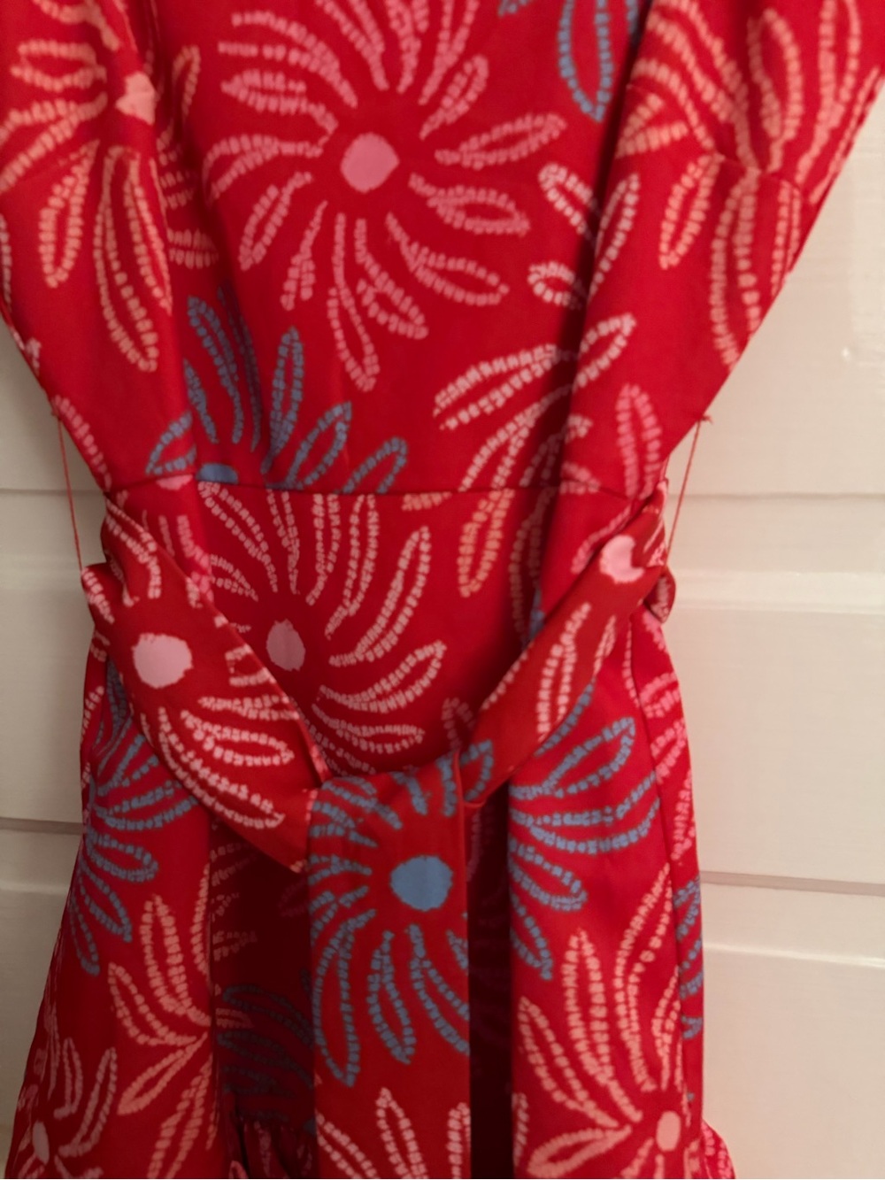 Likely Red Floral Ruffle Mini Dress - Picture 6 of 8